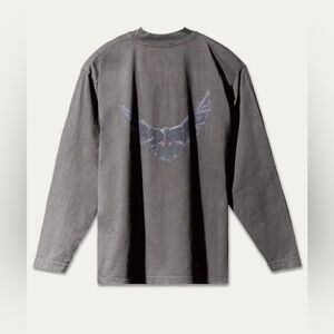 Yeezy Gap Engineered by Balenciaga Dove Long-Sleeve Tee. 2XL   New dark gray